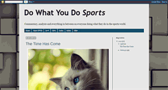 Desktop Screenshot of dwydsports.blogspot.com