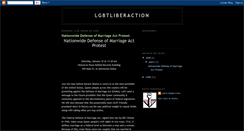 Desktop Screenshot of lgbtliberaction.blogspot.com