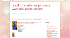 Desktop Screenshot of plussizewomenssocks.blogspot.com