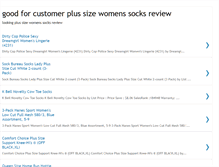 Tablet Screenshot of plussizewomenssocks.blogspot.com