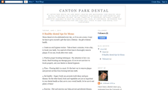 Desktop Screenshot of cantonparkdental.blogspot.com