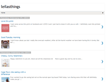 Tablet Screenshot of leilasthings.blogspot.com
