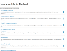 Tablet Screenshot of insurancelifeinthai.blogspot.com