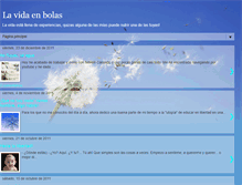 Tablet Screenshot of lavidaenbolas.blogspot.com