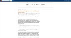 Desktop Screenshot of nutrition-and-wellness.blogspot.com
