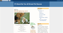 Desktop Screenshot of pets4adoption.blogspot.com