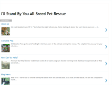 Tablet Screenshot of pets4adoption.blogspot.com