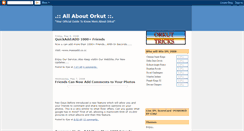 Desktop Screenshot of orkut-edition.blogspot.com