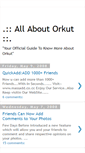 Mobile Screenshot of orkut-edition.blogspot.com