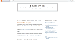 Desktop Screenshot of loans-guide.blogspot.com