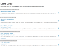 Tablet Screenshot of loans-guide.blogspot.com