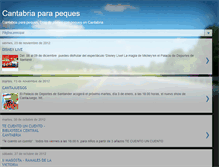 Tablet Screenshot of cantabriaparapeques.blogspot.com