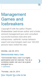 Mobile Screenshot of management-games-icebreakers.blogspot.com