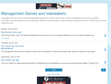 Tablet Screenshot of management-games-icebreakers.blogspot.com