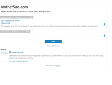 Tablet Screenshot of mothersues.blogspot.com