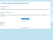 Tablet Screenshot of circuitosequivalentesparaiodos-walter.blogspot.com