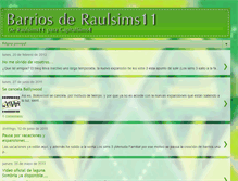 Tablet Screenshot of barriossims3.blogspot.com