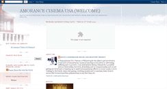 Desktop Screenshot of amorancecinemausa.blogspot.com