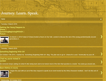 Tablet Screenshot of journeylearnspeak.blogspot.com