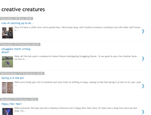 Tablet Screenshot of creativecreaturesblog.blogspot.com