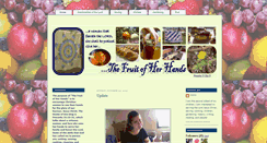 Desktop Screenshot of fruit-of-her-hands.blogspot.com