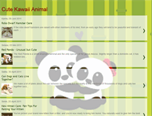 Tablet Screenshot of cutekawaiianimal.blogspot.com