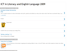 Tablet Screenshot of ictinliteracy09.blogspot.com