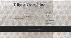 Desktop Screenshot of felipecobosalfaro.blogspot.com