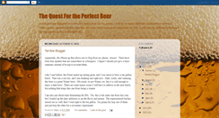 Desktop Screenshot of perfectbeerquest.blogspot.com