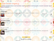 Tablet Screenshot of edyt-kreativ-szigete.blogspot.com