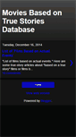 Mobile Screenshot of moviesbasedontruestoriesdatabase.blogspot.com