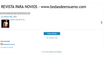 Tablet Screenshot of bodasdeensueno.blogspot.com