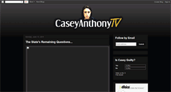 Desktop Screenshot of caseyanthonyupdates.blogspot.com