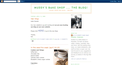 Desktop Screenshot of muddysbakeshop.blogspot.com