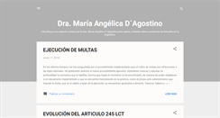 Desktop Screenshot of elblogdeangelicadagostino.blogspot.com