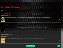 Tablet Screenshot of computerwallpaperfree.blogspot.com