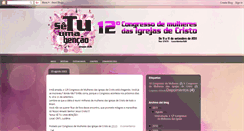 Desktop Screenshot of congressodemulheresic.blogspot.com