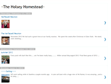 Tablet Screenshot of holseyhomestead.blogspot.com