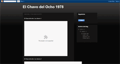 Desktop Screenshot of elchavodelocho1978.blogspot.com