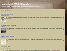 Tablet Screenshot of heichelbech-weillgenealogy.blogspot.com