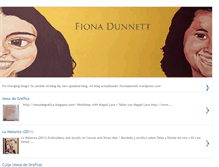 Tablet Screenshot of fionadunnett.blogspot.com