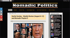 Desktop Screenshot of nomadicpolitics.blogspot.com