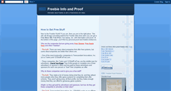 Desktop Screenshot of freebies-info-proof.blogspot.com
