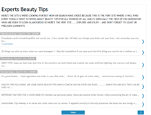 Tablet Screenshot of expertbeautytips4u.blogspot.com