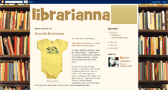 Desktop Screenshot of librarianna1981.blogspot.com