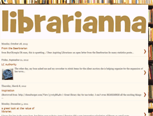 Tablet Screenshot of librarianna1981.blogspot.com