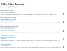 Tablet Screenshot of dollar-online-business.blogspot.com