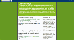 Desktop Screenshot of lazythirdeye.blogspot.com