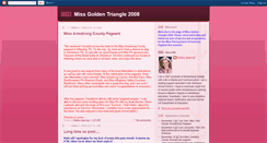 Desktop Screenshot of missgt2008.blogspot.com