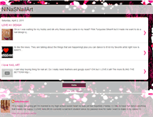 Tablet Screenshot of ninasnailart-ninasnailart.blogspot.com